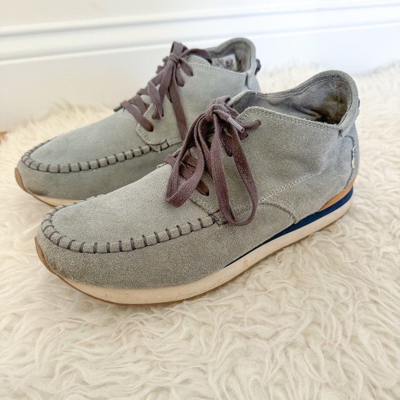 TOMS Balboa Men's Mid Suede Sneaker - Grey | Size 8.5 - Picture 2 of 9